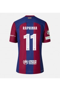 Barcelona Raphinha Belloli #11 Jalkapallovaatteet Kotipaita 2023-24 Lyhythihainen